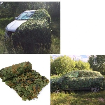 ВОЕННАЯ КАМУФЛЯЖНАЯ СЕТЬ ДЛЯ ДЖУНГЛЕЙ 3X4M