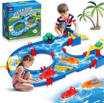 STOLIK TOR WODNY STATKI + FIGURKI WATERPLAY B