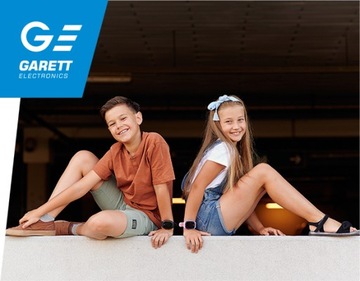 Умные часы Garett Kids Rock 4G RT черные с GPS 4G LTE