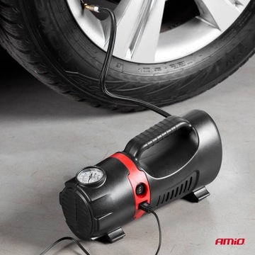 КОЛЕСНЫЙ НАСОС АВТОМОБИЛЬНЫЙ КОМПРЕССОР 12 В 230 В 100 PSI + АДАПТЕРЫ