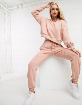 MISSGUIDED BLUZA RÓŻOWA KLASYCZNA BASIC 34 XS 1A02