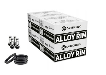 4× DISK HLINÍK CARBONADO TANK 7.0" X 17" 5X120 ET 50