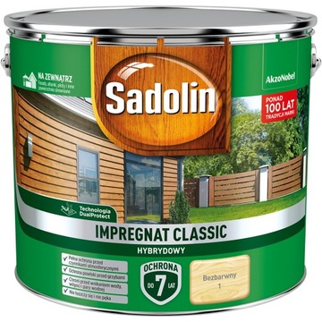 SADOLIN CLASSIC IMPREGNAT 9L BEZBARWNY