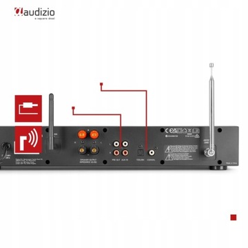 Zestaw stereo do domu, biura, gabinetu WIFI FM DAB+ CD BT USB 2x kolumna