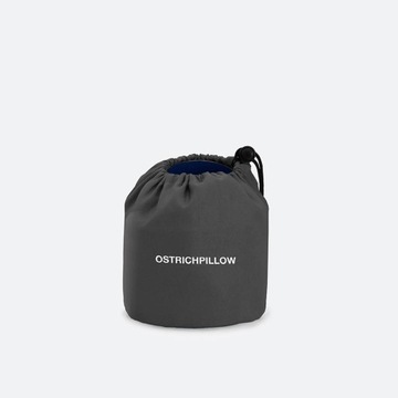 Дорожная подушка GO полночь серая Ostrichpillow