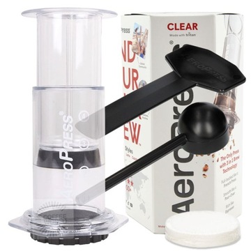 AEROPRESS CLEAR ZAPARZACZ i FILTRY - ORYGINAŁ
