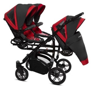 Baby Active TRIPPY babyactive коляска для тройняшек
