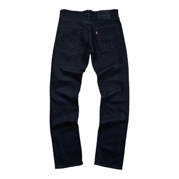 Spodnie Jeansowe LEVIS 511 Slim Czarne Nowy Model Slim Dżins Denim 32x32