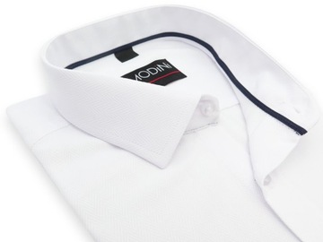 Biała koszula krótki rękaw YK11 176-182 40-REG