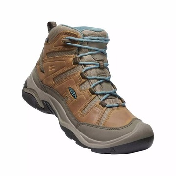 Buty sneakersy wysokie KEEN TARGHEE III MID KE-1018178 SKÓRZANE WODOODPORNE