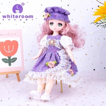 1/6 Bjd styl Anime lalki lalki z przegubem kulowym komplet z ubraniami