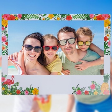 Гавайская фоторамка, украшение для пляжной вечеринки
