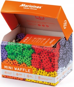 Vzdělávací Stavebnice Sada 500 prvků pro dítě Waffle