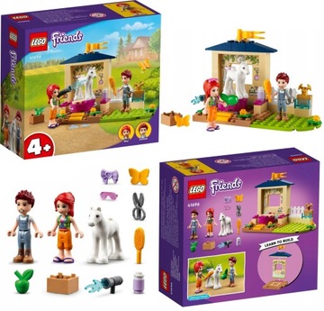 LEGO FRIENDS 41696 KĄPIEL DLA KUCYKÓW W STAJNI