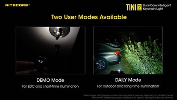 МОЩНАЯ NITECORE TINI 2 500люм USB-БРЕЛОК-ЛАМПА