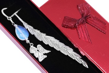 ZAKŁADKA DO KSIĄŻKI opalit ANIOŁ ANIOŁEK Komunia Święta PREZENT