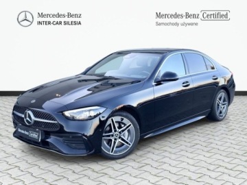 Mercedes Klasa C W206 Limuzyna 1.5 200 204KM 2023 Mercedes-Benz Klasa C C 200 AMG Panorama Kamera 360 HUD Night MBUX