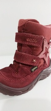 ECOO Gore-tex dziewczęce buty zimowe śniegowce ocieplane 23 24 14 cm