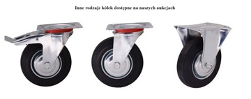 Колеса поворотные для коляски, резиновые 100мм, саморегулирующиеся.