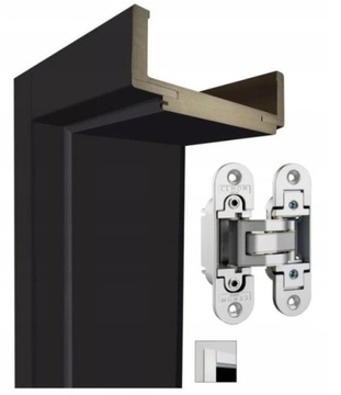 Дверь Moderno без четверти с регулируемой дверной коробкой