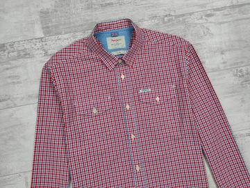 PEPE JEANS JEFFREYS SHIRT KOSZULA MĘSKA W KRATĘ BAWEŁNIANA r. S 42