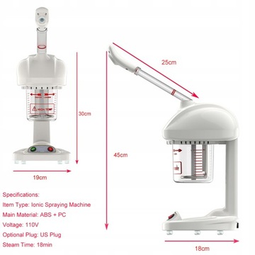 WAPOZON MINI 450 W BIAŁY DO SALONU