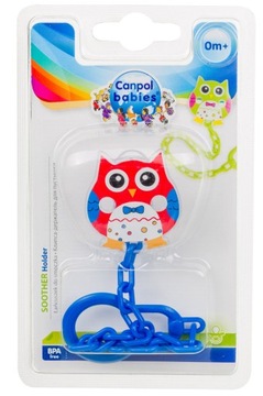 Canpol Babies, цепочка для соски-сова, микс, 1 шт.