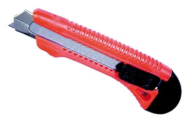 NÓŻ DO TAPET nożyk plastikowy 18 mm WZMACNIANY