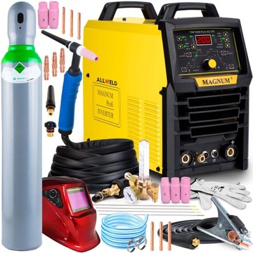 SPAWARKA INWERTEROWA MAGNUM THF 235P TIG AC DC PULS MMA 230V 200A ALUMINIUM