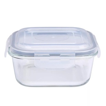 НАБОР СТЕКЛЯННЫХ КОНТЕЙНЕРОВ ДЛЯ ПИЩЕВЫХ БОКСОВ ДЛЯ ЛАНЧБОКСОВ, ИЗ 3 ШТ., ТЕРМОСТОЙКИЕ, ГЕРМЕТИЧНЫЕ