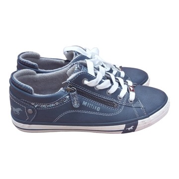 MUSTANG TRUE DENIM BROKAT SUWAK Sneakersy 39