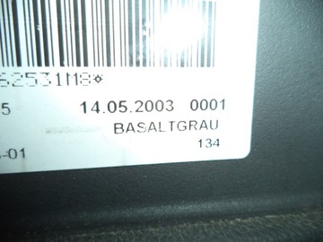 BMW E65 KONZOLA ŠEDÁ PÁSY AIRBAG KOMPLET DESKA