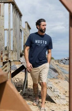 ФУТБОЛКА МУЖСКАЯ MUSTO CLASSIC ФУТБОЛКА MUSTO SS 85012