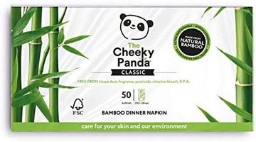 Cheeky Panda serwetki stołowe bambusowe 50 szt
