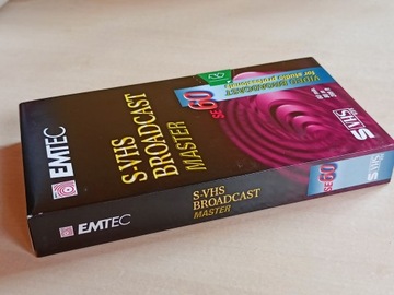 EMTEC(BASF) BROADCAST MASTER SE60 S-VHS кассета