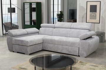 narożnik BOSTON I sofa rogowa w materiale sztruks