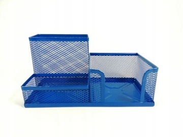 Металлический ОРГАНАЙЗЕР для письменного стола, Синий, ДЕШЕВО