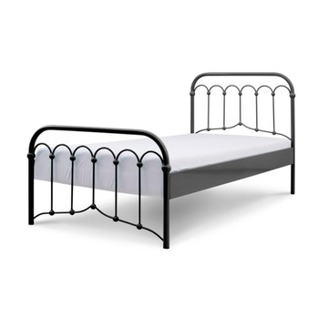 Łóżko metalowe kute Avia 120x200 czarne
