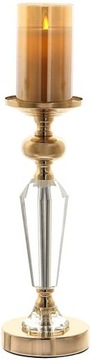 ПОДСВЕЧНИКИ GLAMOUR GOLD CRYSTAL, НАБОР ИЗ 3 ШТ.