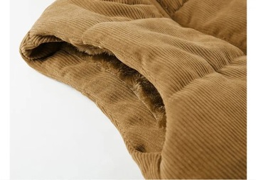 МУЖСКОЙ ЖИЛЕТ С РУКАВАМИ, СТЕГАНЫЙ, УТЕПЛЕННЫЙ, КОРДРУГ