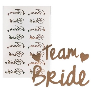 TATUAŻE WIECZÓR PANIEŃSKI ZŁOTE bride