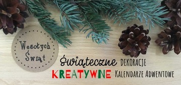 Kalendarz ADWENTOWY torebki kreatywny EKO zestaw