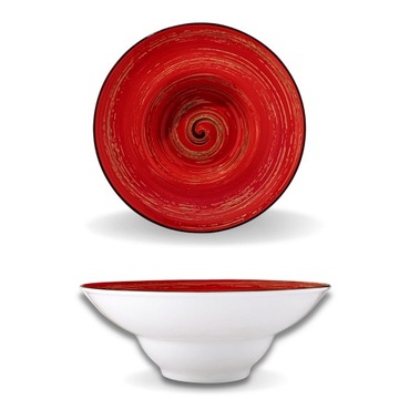 WILMAX Talerz głęboki 22,5cm, 1100 ml - czerwony