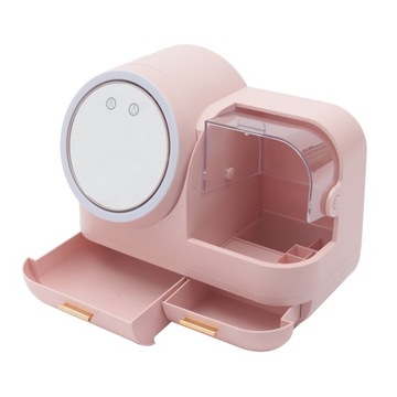 Розовый USB-бокс для хранения косметики