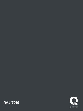 FARBA DO METALU NA RDZĘ OCYNK ALUMINIUM STAL 4w1 ANTRACYT RAL 7016 MAT 1L