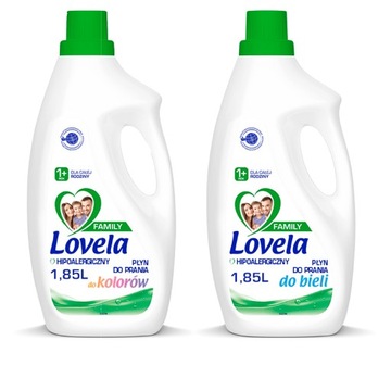 LOVELA Family Hipoalergiczny Płyn Prania 2x 1.85l