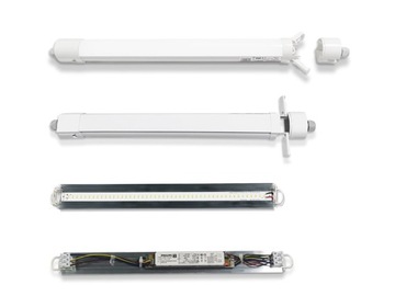 Wydajna lampa LED 60 cm IP65 4000K z regulacją mocy i wysoką trwałością