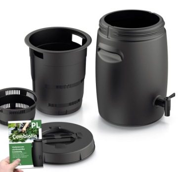 Садовый бак для удобрений COMBIOLIQ черный IBFT25-S411