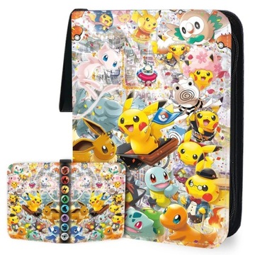 АЛЬБОМ КАРТ ПОКЕМОН, БОЛЬШАЯ ПЕРЕПАЛКА НА 400 КАРТ ПИКАЧУ, КЛАССОВЫЙ СЛИДТЕР