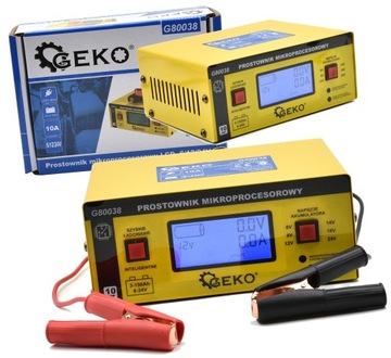 ŁADOWARKA PROSTOWNIK DO AKUMULATORA LCD 6V 12V 10A